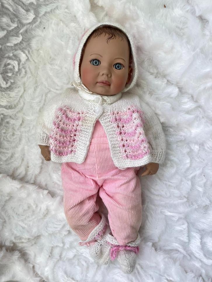 Originele Baby Heidi Ott, geschilderd haar, 32cm., Verzamelen, Poppen, Zo goed als nieuw, Pop, Ophalen of Verzenden