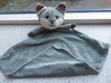 Vos Felix merk ZAZU Heartbeat knuffeldoek met speenlint beschikbaar voor biedingen