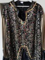 glitterbloes + fez mt 54/56 heren, Kleding | Heren, Carnavalskleding en Feestkleding, Carnaval, Maat 56/58 (XL), Ophalen of Verzenden