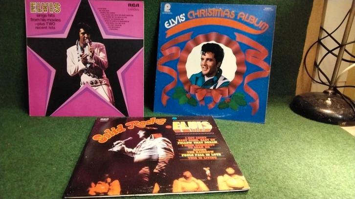 ELVIS  PRESLEY  3  X, Cd's en Dvd's, Vinyl | Rock, Zo goed als nieuw, Poprock, Overige formaten, Ophalen of Verzenden