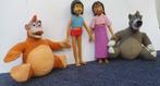 Jungle book knuffelsetje, Verzamelen, Disney, Ophalen of Verzenden, Leeuwenkoning of Jungle Boek, Gebruikt, Beeldje of Figuurtje