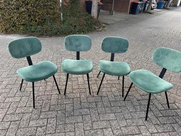 Vintage Eetkamerstoelen - Set van 4 beschikbaar voor biedingen