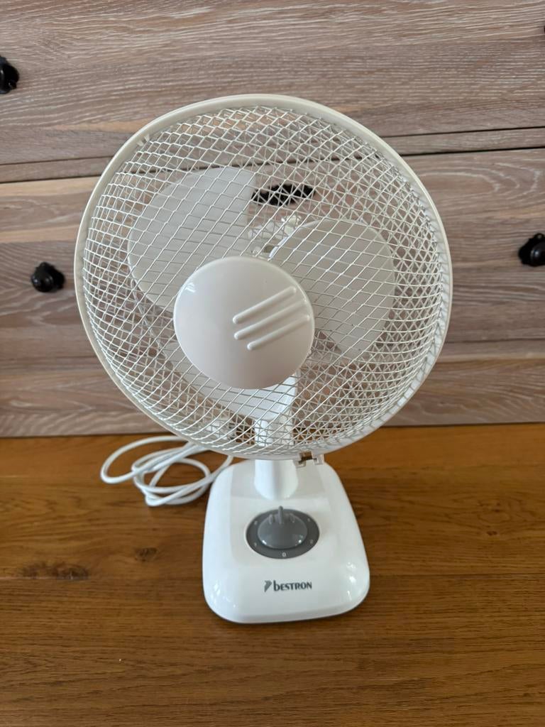 Bestron tafelventilator – 2 standen, Ophalen of Verzenden, Gebruikt, Tafelventilator