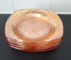 6 floragold Louisa gebaksbordjes., Antiek en Kunst, Ophalen of Verzenden