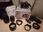 Camera set; Panasonic Lumix DMC-G3 + lenzen + zonnekappen, Ophalen of Verzenden, Zo goed als nieuw, Overige Merken, 8 keer of meer