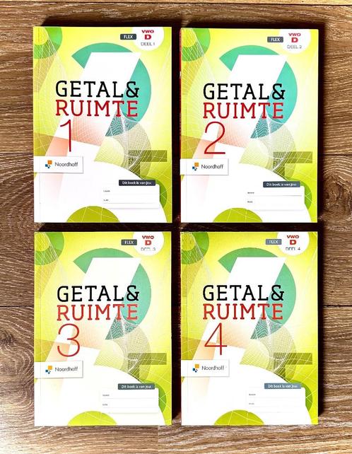 Getal & Ruimte VWO D Deel 1, 2, 3, 4 + Uitwerkingen. Ed 11., Boeken, Schoolboeken, Nieuw, Wiskunde B, VWO, Ophalen