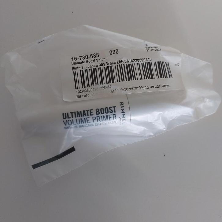 Rimmel Ultimate Boost Volume Primer Mascara, Sieraden, Tassen en Uiterlijk, Uiterlijk | Cosmetica en Make-up, Nieuw, Ogen, Zwart