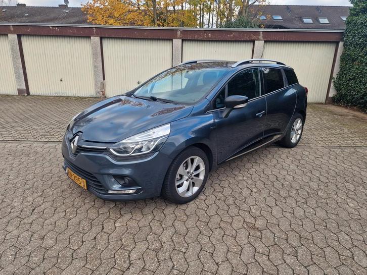 Renault Clio 1.5 DCI 66KW Estate 2018 Grijs, Auto's, Renault, Bedrijf, Clio, ABS, Airbags, Airconditioning, Alarm, Bluetooth, Boordcomputer