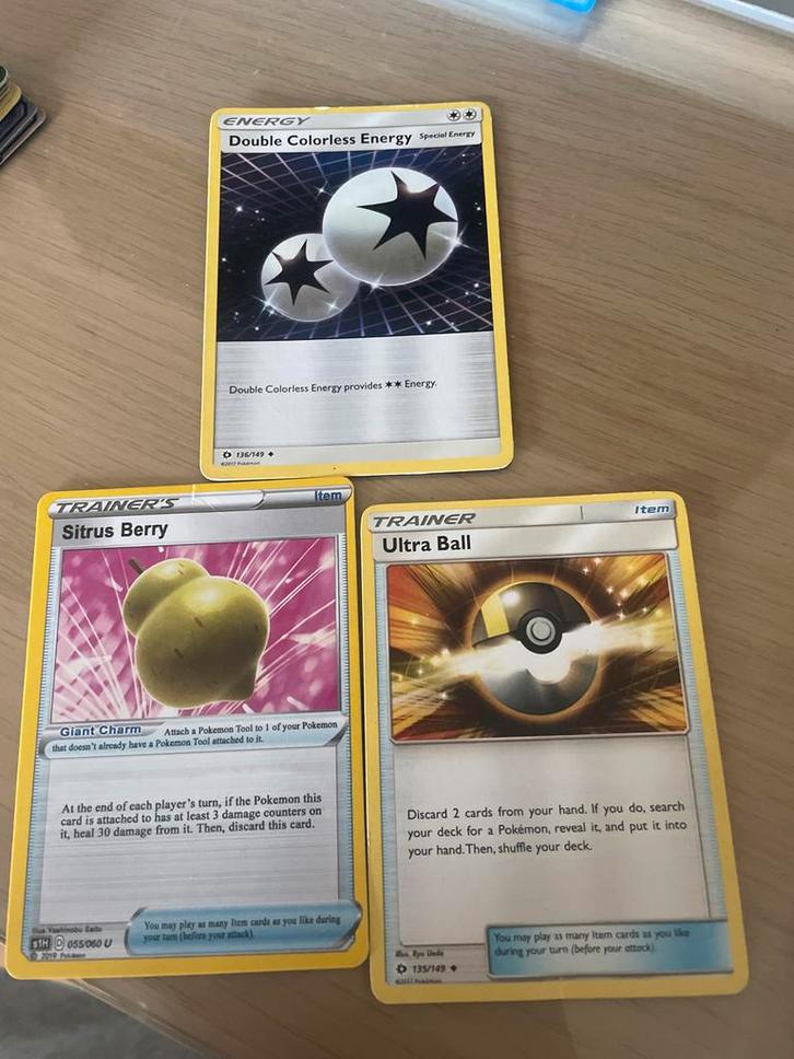Pokémon Kaarten - Diverse Trainers & Energie, Hobby en Vrije tijd, Verzamelkaartspellen | Pokémon, Gebruikt, Losse kaart, Ophalen of Verzenden