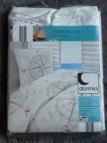 Dormia Mako-Satijn Dekbedovertrek Kompas 155x220 Nieuw beschikbaar voor biedingen