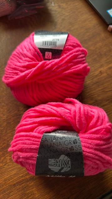 2x Mille II Lana Grossa kleur 502 beschikbaar voor biedingen