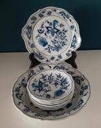 Achtdelig Blue Danube schalenset, Antiek en Kunst, Antiek | Porselein, Ophalen of Verzenden