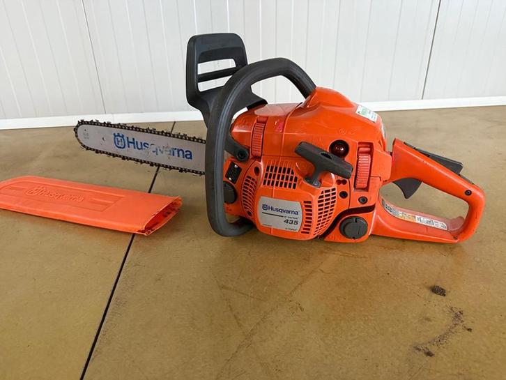 Husqvarna 435E Benzine kettingzaag, Tuin en Terras, Hand-tuingereedschap, Gebruikt, Overige soorten, Ophalen