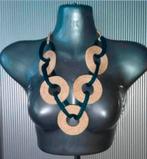 Manouk - naturel ketting met ringen, Overige materialen, Verstelbaar, Nieuw, Verzenden