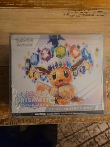 Pokémon Prismatic Evolutions ETB sealed & in protected case beschikbaar voor biedingen