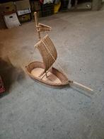 rieten zeilboot, Ophalen, Gebruikt