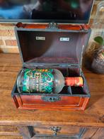 Vintage gelakte drank kistje, Minder dan 50 cm, Gebruikt, Minder dan 50 cm, Ophalen of Verzenden