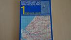 Vintage stratengids van Zuid-Holland, Landkaart, 1800 tot 2000, Nederland, Ophalen