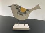 Houten beeldje, model vogel, 13 cm hoog, Ophalen of Verzenden, Nieuw, Dier