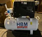 HBM 30 liter professionele low noise compressor SGS, Ophalen, Gebruikt