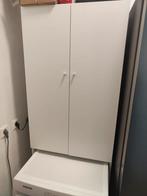 Wasmachinekast NYSJÖN, Huis en Inrichting, Kasten | Kledingkasten, Kunststof, Met deur(en), Zo goed als nieuw, 150 tot 200 cm