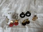 11 paar oorbellen hangers stekers goud zwart my jewellery, Ophalen of Verzenden