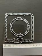 Snijmal /embossing frame touw 2 verschillende, Ophalen of Verzenden, Nieuw, Overige thema's, Pons of Mal