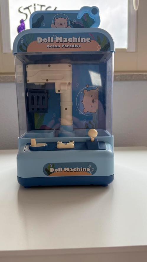 Mini grijpmachine blauw, Verzamelen, Speelgoed, Zo goed als nieuw, Ophalen of Verzenden