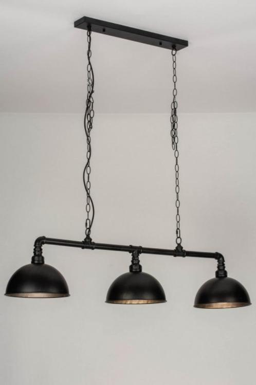 hanglamp woonkeuken eettafel eethoek lamp brons zwart 120cm, Huis en Inrichting, Lampen | Hanglampen, Nieuw, 75 cm of meer, Metaal