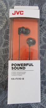 nieuw in doos: JVC oordopjes HA FX10 B, Ophalen of Verzenden, Nieuw, In gehoorgang (in-ear)