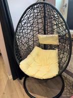 Zwarte Hangstoel, Tuin en Terras, Ophalen, Zo goed als nieuw, Metaal