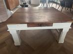 Salon tafel teak 80x40 cm, Huis en Inrichting, Tafels | Salontafels, Ophalen, 50 tot 100 cm, Zo goed als nieuw, Minder dan 50 cm