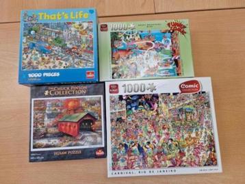 Diverse legpuzzels. 12 stuks.  beschikbaar voor biedingen