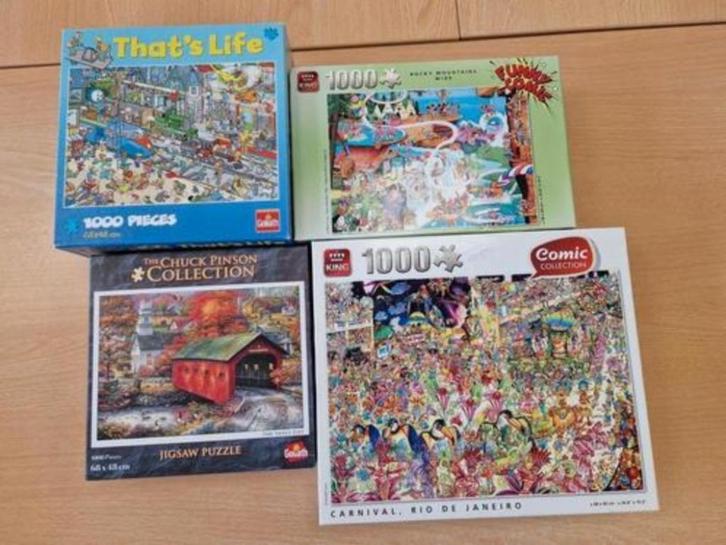 Diverse legpuzzels. 12 stuks., Hobby en Vrije tijd, Denksport en Puzzels, Zo goed als nieuw, Legpuzzel, 500 t/m 1500 stukjes, Ophalen of Verzenden