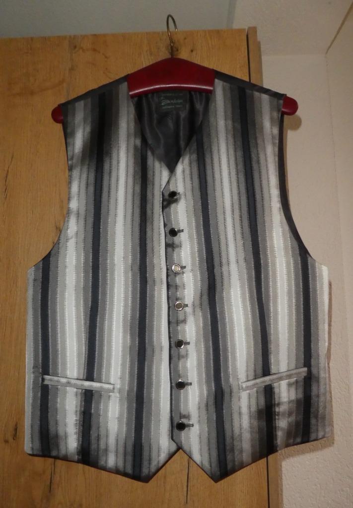 NIEUW Archetipo heren gilet maat 54 zijde blauw zilver grijs, Kleding | Heren, Kostuums en Colberts, Nieuw, Maat 52/54 (L), Grijs