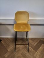 Barkruk Ocean okergeel velvet (meerdere aanwezig), Huis en Inrichting, Barkrukken, Met voetsteun, Uranus 8, 8448 CR Heerenveen