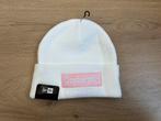 Supreme New Era Box Logo Beanie (FW25) - White, Nieuw, Overige maten, Ophalen of Verzenden, Muts