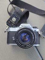 Werkende Nikon FG-20, 35 mm spiegelreflexcamera met een 50 m, Audio, Tv en Foto, Fotocamera's Analoog, Ophalen of Verzenden, Gebruikt