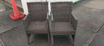 Tuinstoelen - 2 stuks, Ophalen of Verzenden, Gebruikt, Wicker