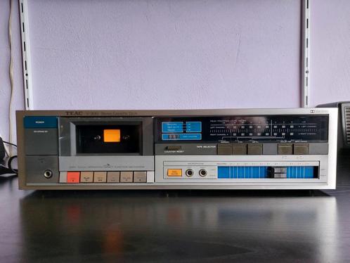 TEAC - V-300 Cassette Deck zilver ., Audio, Tv en Foto, Cassettedecks, Enkel, Overige merken, Tiptoetsen, Tape counter, Ophalen of Verzenden