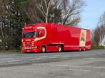 TEKNO  SCANIA BLOEMENOPL  FLEURS V D EIJKEL  NEW, Ophalen of Verzenden, Nieuw, Bus of Vrachtwagen, Tekno