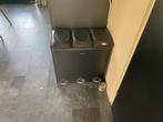 Afvalemmer met 3 vakken - Homra, Huis en Inrichting, Ophalen, Met pedaal, Zo goed als nieuw, 30 tot 40 liter