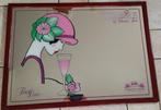 Italy primore Umberto wijn love ARR DECO spiegel bar mancave, Ophalen of Verzenden, Zo goed als nieuw, Reclamebord