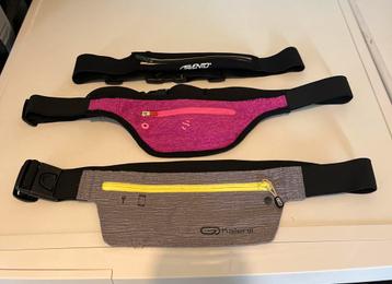3x Heuptasjes voor sport - Kalenji, Avento beschikbaar voor biedingen