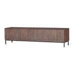 Tv meubel Madison Walnoot | 210 cm, Ophalen, Zo goed als nieuw, 25 tot 50 cm, 200 cm of meer