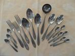 28 vorken, eetlepels, koffielepels, juslepel, dessertlepels, Ophalen of Verzenden