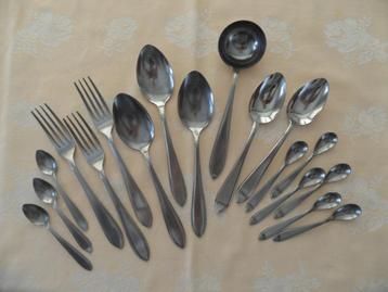 28 vorken, eetlepels, koffielepels, juslepel, dessertlepels beschikbaar voor biedingen