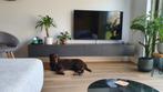 Moderne tv kast met led verlichting - zo goed als nieuw, 150 tot 200 cm, Ophalen of Verzenden, Zo goed als nieuw, Minder dan 100 cm