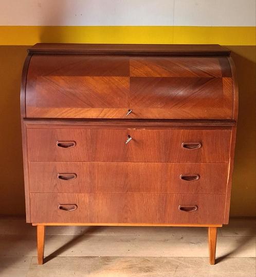 Vintage, design secretaire. Scandinavisch design SMI, Huis en Inrichting, Kasten | Secretaires, Ophalen