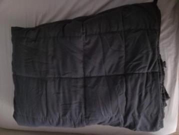 Verzwaringsdeken 140 x 200 cm donkerblauw  beschikbaar voor biedingen